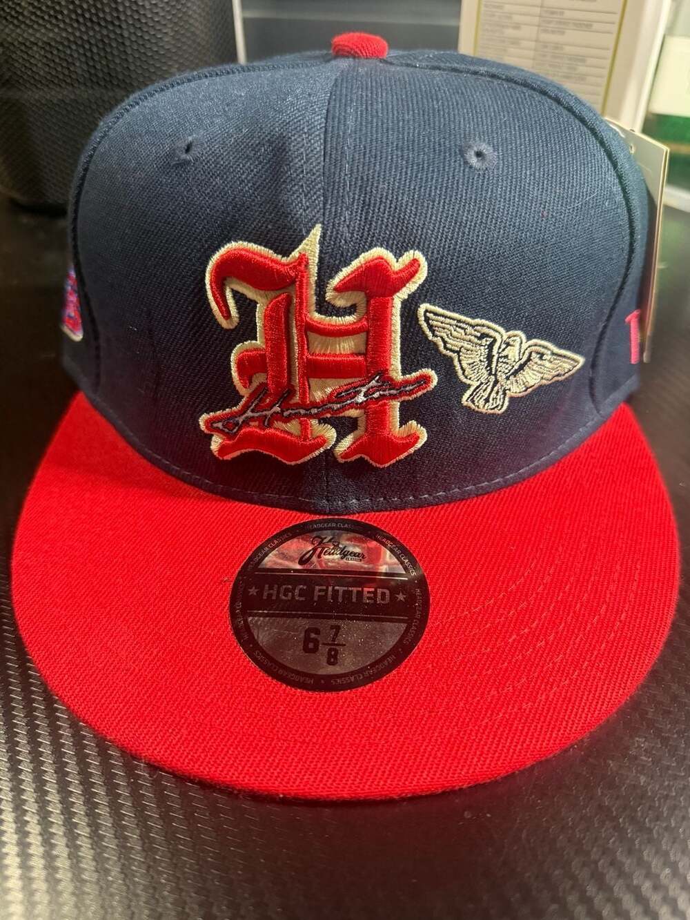 Headgear Classics Houston Black Eagles League Fitted Hat Size 6 7/8